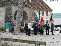 Cérémonie du 8 mai 1945 (2009) Commune de Boussières photo n°1
