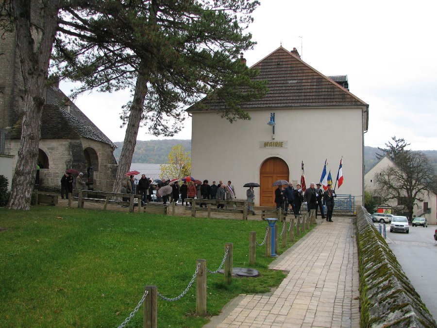 Cérémonie du 11 novembre 1918 (2008) - Commune de Boussières - Photo n1
