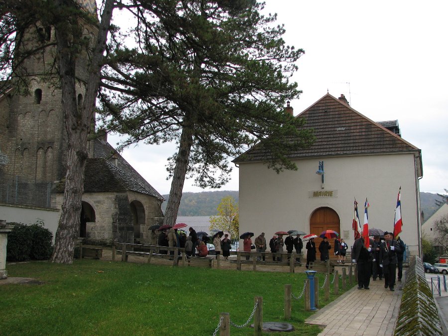 Cérémonie du 11 novembre 1918 (2008) - Commune de Boussières - Photo n2
