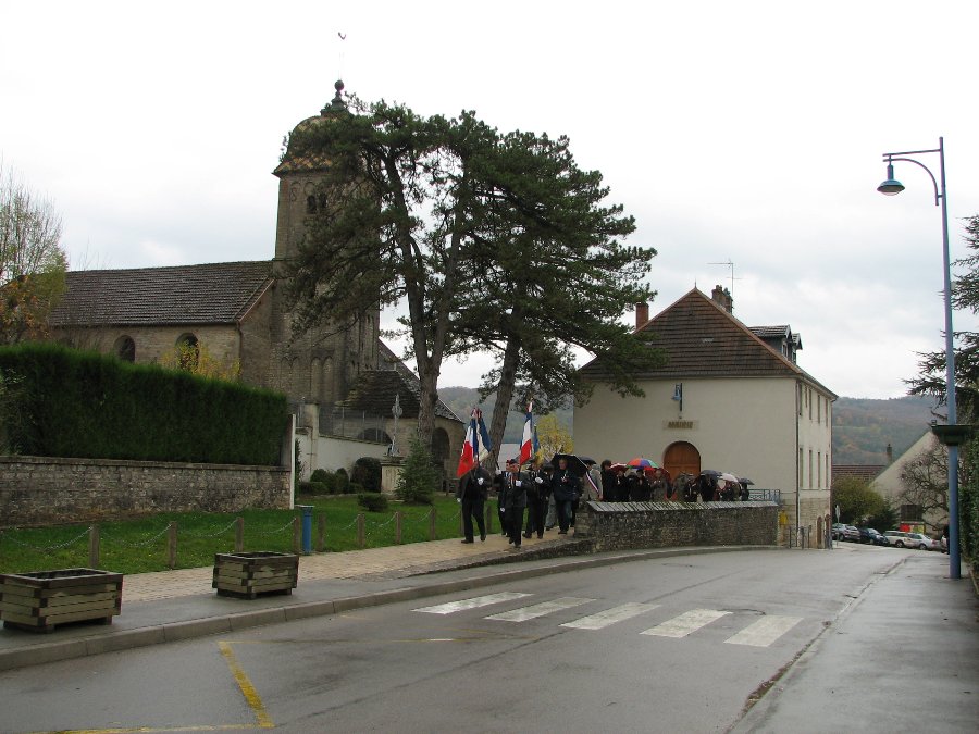 Cérémonie du 11 novembre 1918 (2008) - Commune de Boussières - Photo n3