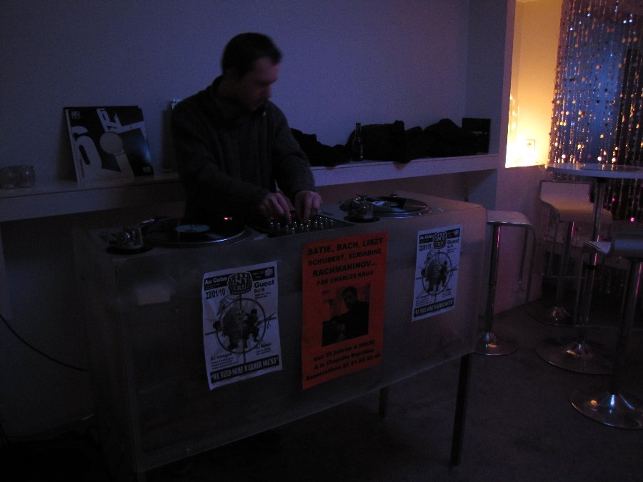 DJ Gaogao - Vinyl Guérilla part V - Au Cube à Besançon - 22/01/2010 - Photo n2