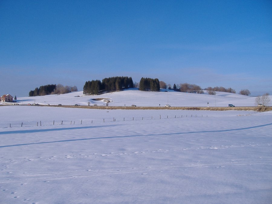 Paysage du Doubs sous la neige - Monuments et paysages Comtois - Photo n8
