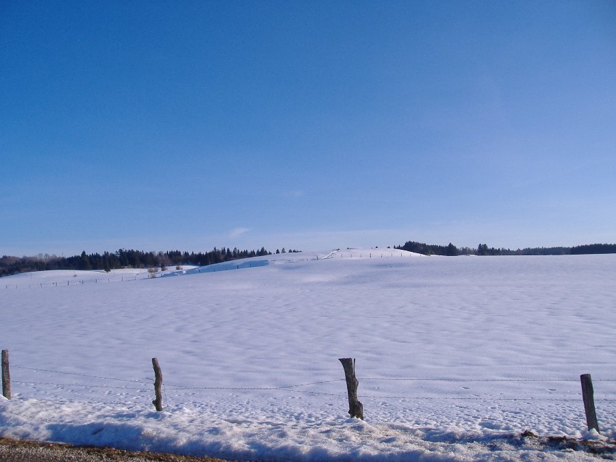 Paysage du Doubs sous la neige - Monuments et paysages Comtois - Photo n11