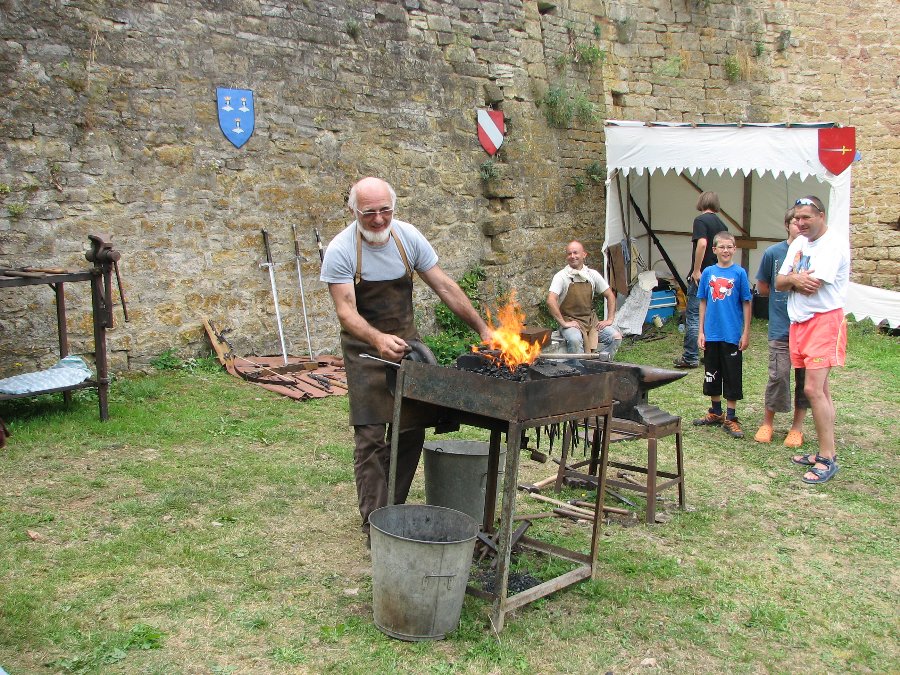 Forge - Fête médiévale au Château dOricourt (70) - Photo n8