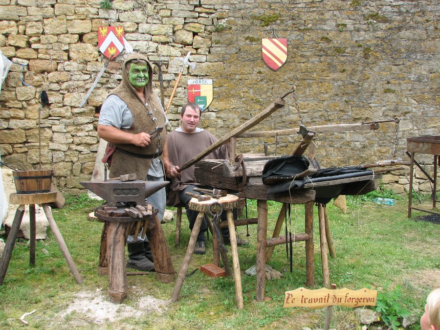 Forge - Fête médiévale au Château dOricourt (70) - Photo n10