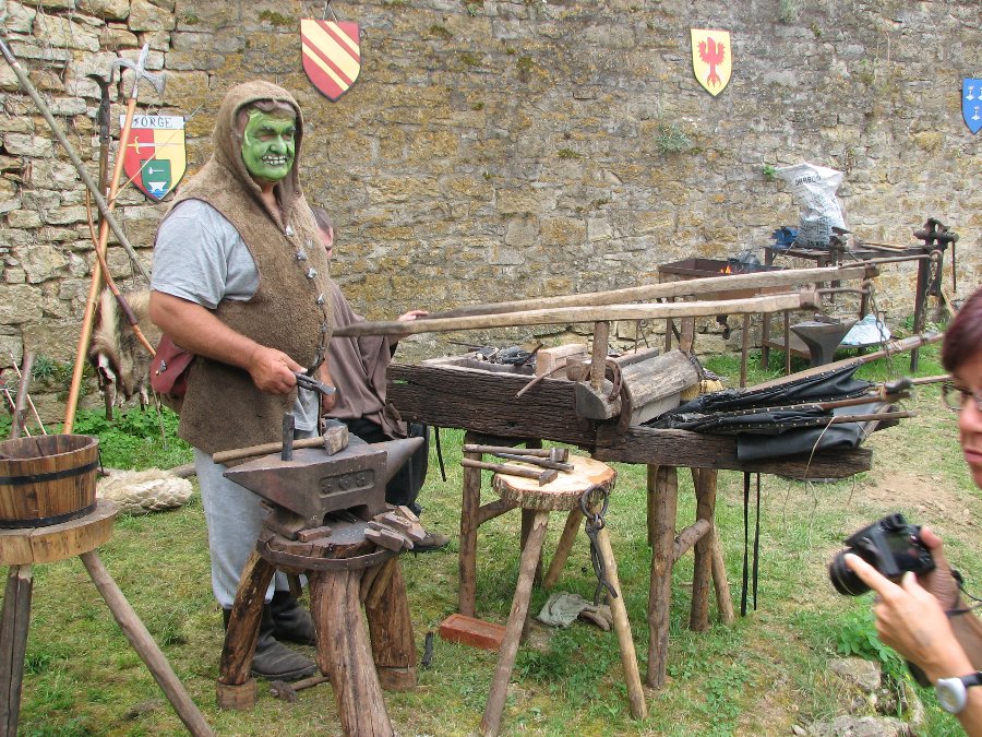 Forge - Fête médiévale au Château dOricourt (70) - Photo n11